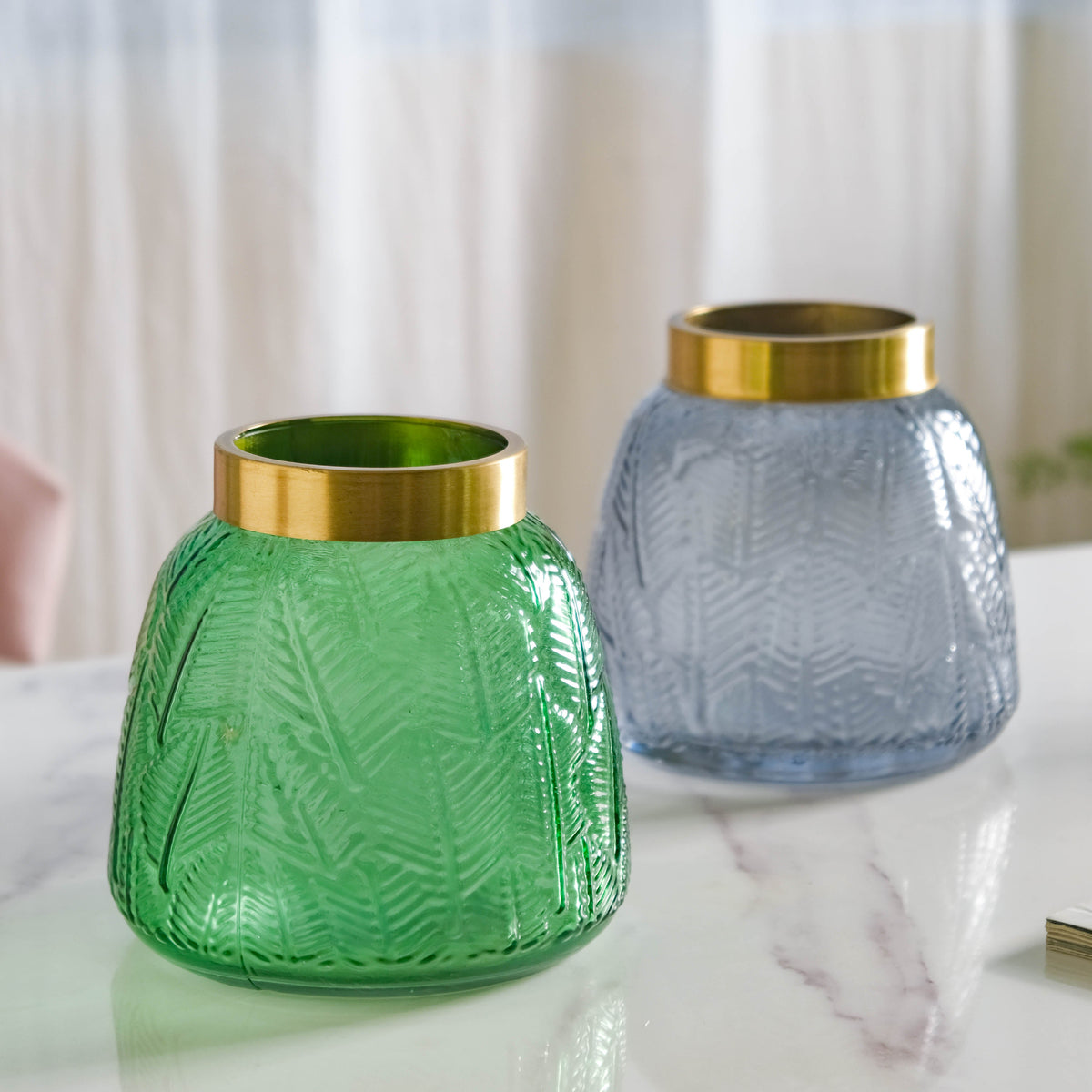 Small Bottle Glass Vase Nestasia