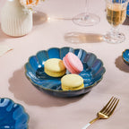 Ocean Ceramic Salad Plate Blue 7 Inch Nestasia