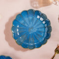 Ocean Ceramic Dinner Plate Blue 10 Inch Nestasia