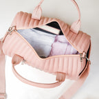 Travel Duffel Bag Pink Small 14x7 Inch Nestasia