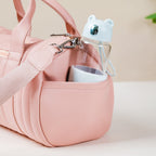 Travel Duffel Bag Pink Small 14x7 Inch Nestasia