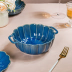 Ocean Serving Bowl with Handle Blue 600ml Nestasia