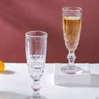 Champagne Glass Transparent Set Of 6 150 ml Nestasia