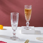 Champagne Glass Transparent Set Of 6 150 ml Nestasia