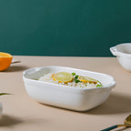 White Ceramic Baking Tray Nestasia