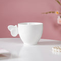 Riona Ceramic Butterfly Cup White Nestasia
