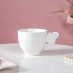 Riona Ceramic Butterfly Cup White Nestasia