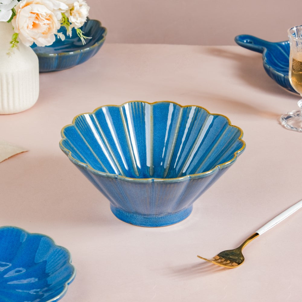 Ocean Ramen Bowl Blue Small 550ml Nestasia
