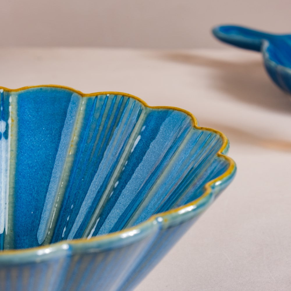 Ocean Ramen Bowl Blue Small 550ml Nestasia