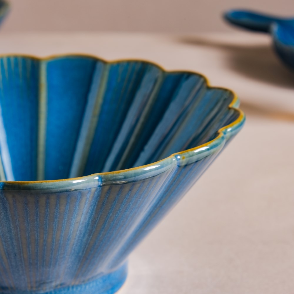 Ocean Ramen Bowl Blue Small 550ml Nestasia