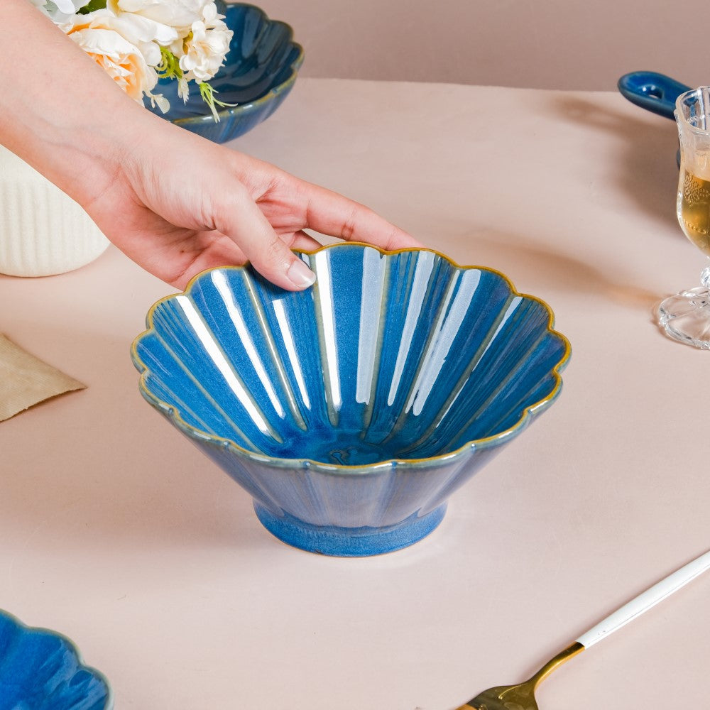 Ocean Ramen Bowl Blue Small 550ml Nestasia