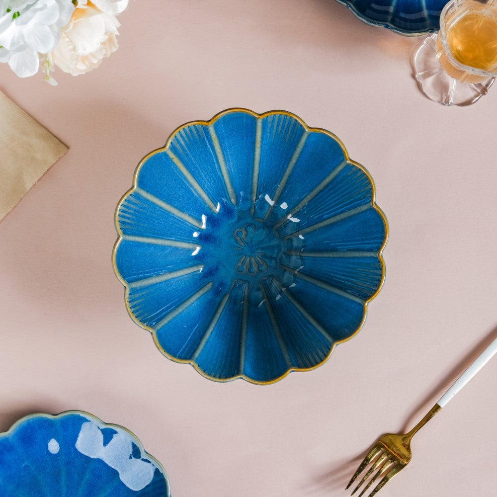 Ocean Ramen Bowl Blue Small 550ml Nestasia
