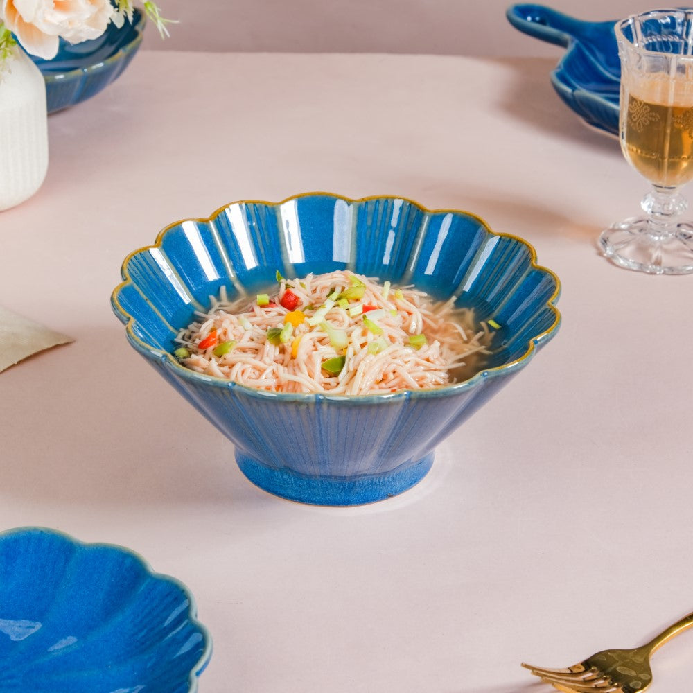 Ocean Ramen Bowl Blue Small 550ml Nestasia