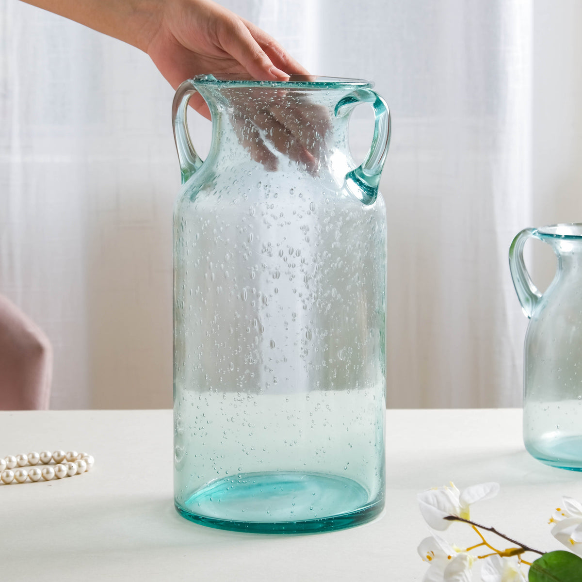 Glass Jar Vase Nestasia