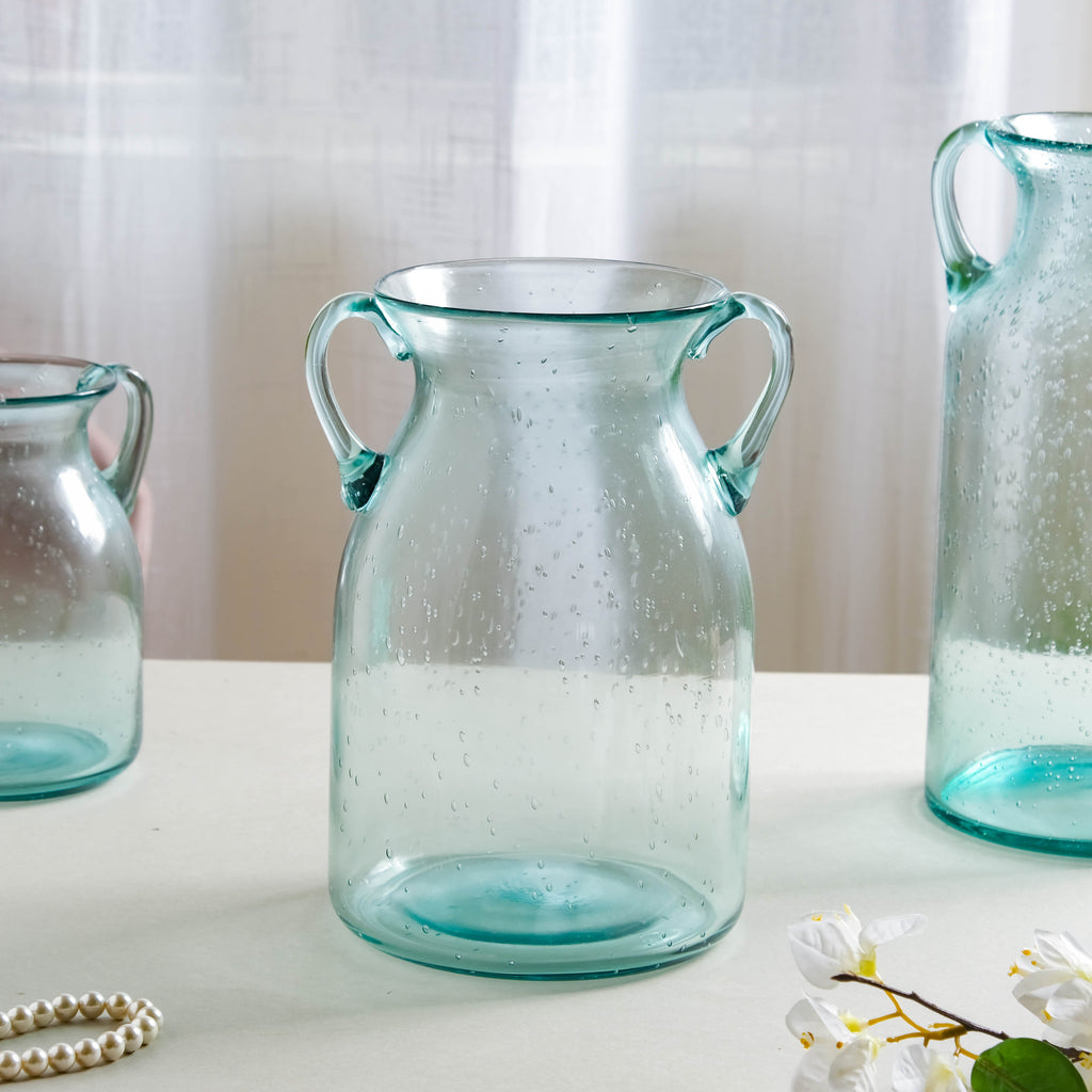 Medium Glass Vase Jar Nestasia