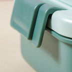 Lunch Box With 2 Sections Green 800ml Nestasia