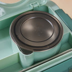 Lunch Box With 2 Sections Green 800ml Nestasia