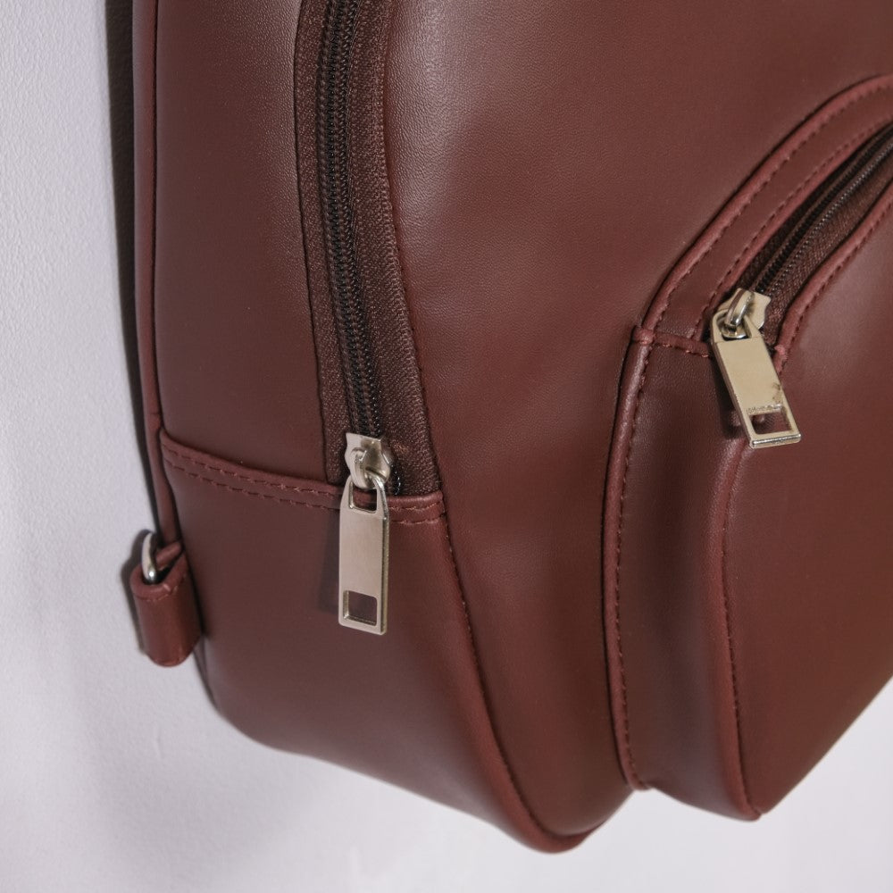 Voyager Crossbody Sling Bag Brown Nestasia
