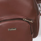 Voyager Crossbody Sling Bag Brown Nestasia