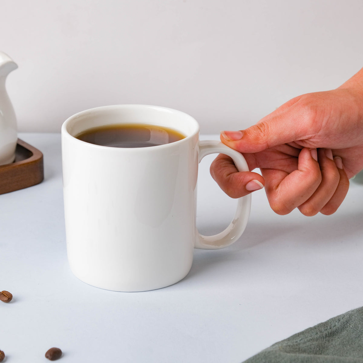 Serena White Truffle Mug 300 ml Nestasia