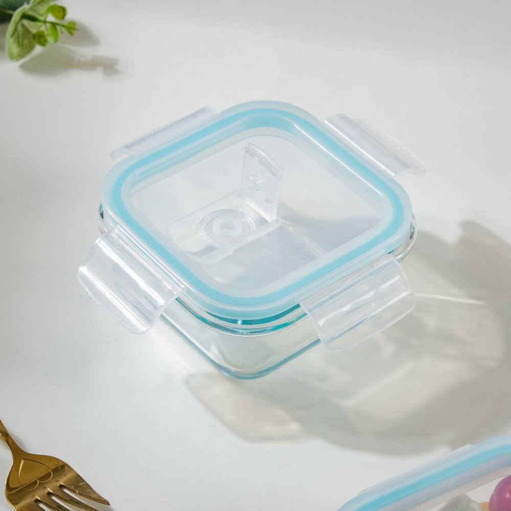 Glass Lunch Box Small Set Of 2 250ml Nestasia