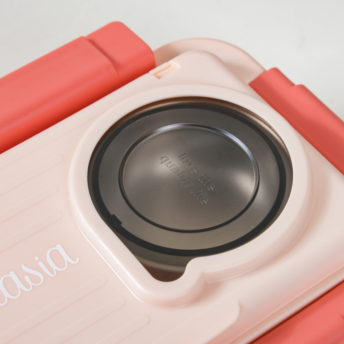 Insulated Lunch Box With 2 Compartments Pink 800ml Nestasia