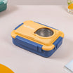 2 Grid Insulated Stainless Steel Bento Box Blue 800ml Nestasia