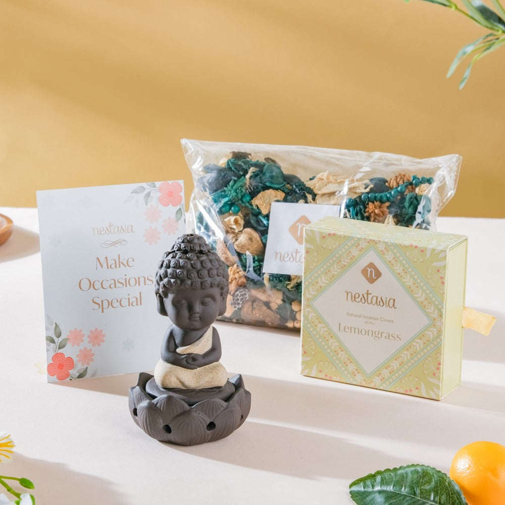 The Zen Wedding Gift Hamper Set Of 3 Nestasia