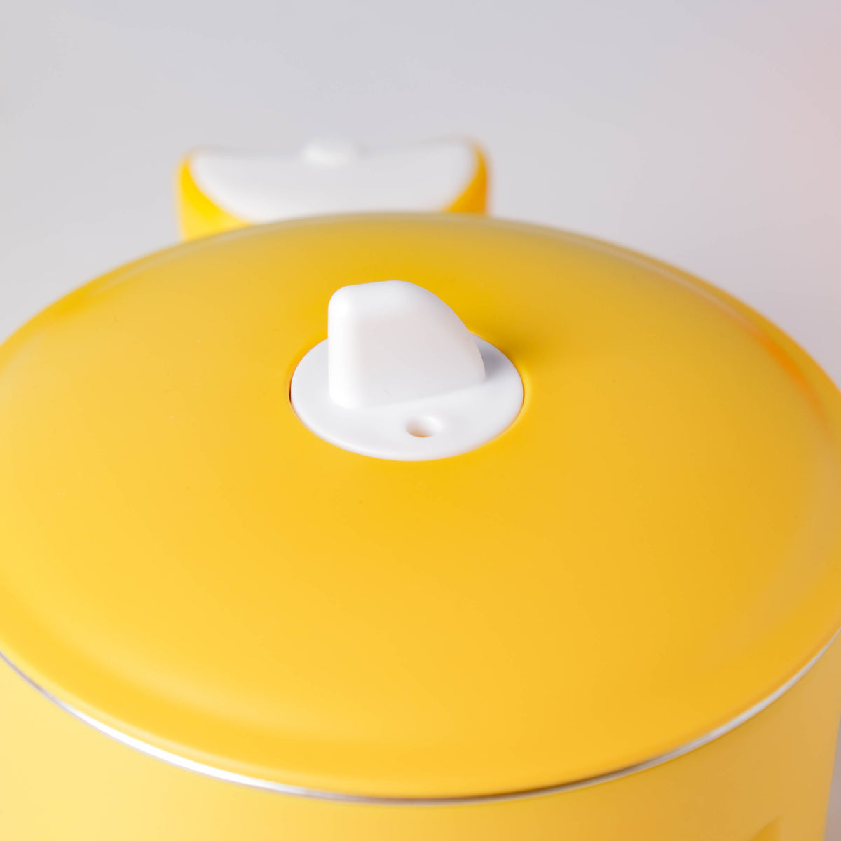 Stay Warm Steel Bowl With Suction Base Yellow 350 ml Nestasia