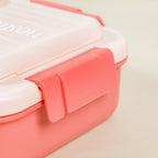 Insulated Lunch Box With 2 Compartments Pink 800ml Nestasia