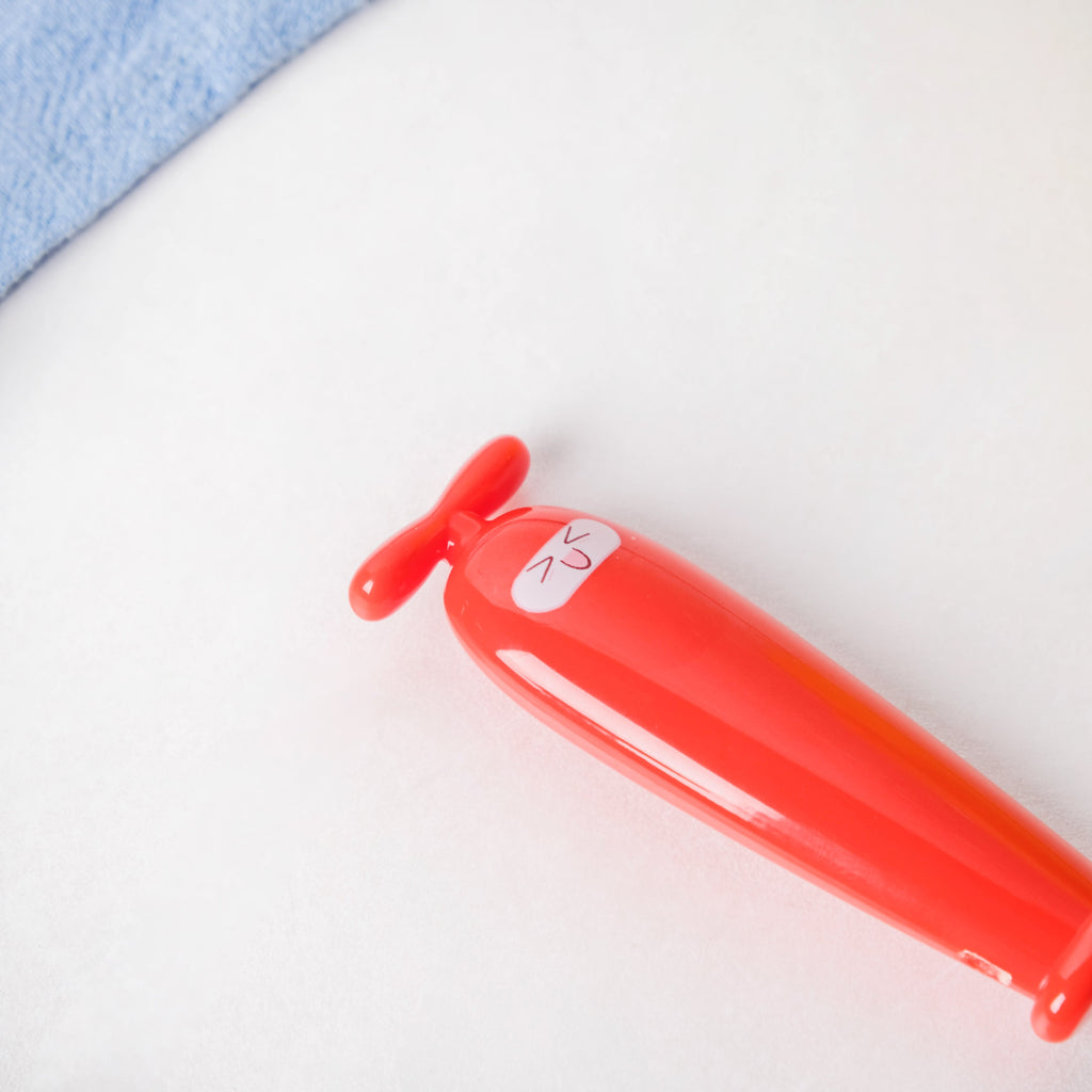 Stainless Steel Kids Feeding Spoon Red Nestasia