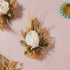 Shola Rose Mini Floral Cluster Set Of 4 Nestasia