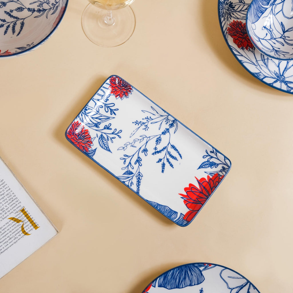Oriental Elegance 22 Piece Dinner Set For 6 Nestasia