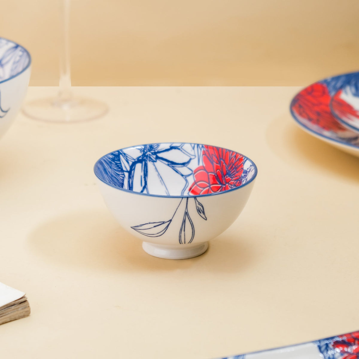 Oriental Elegance 22 Piece Dinner Set For 6 Nestasia
