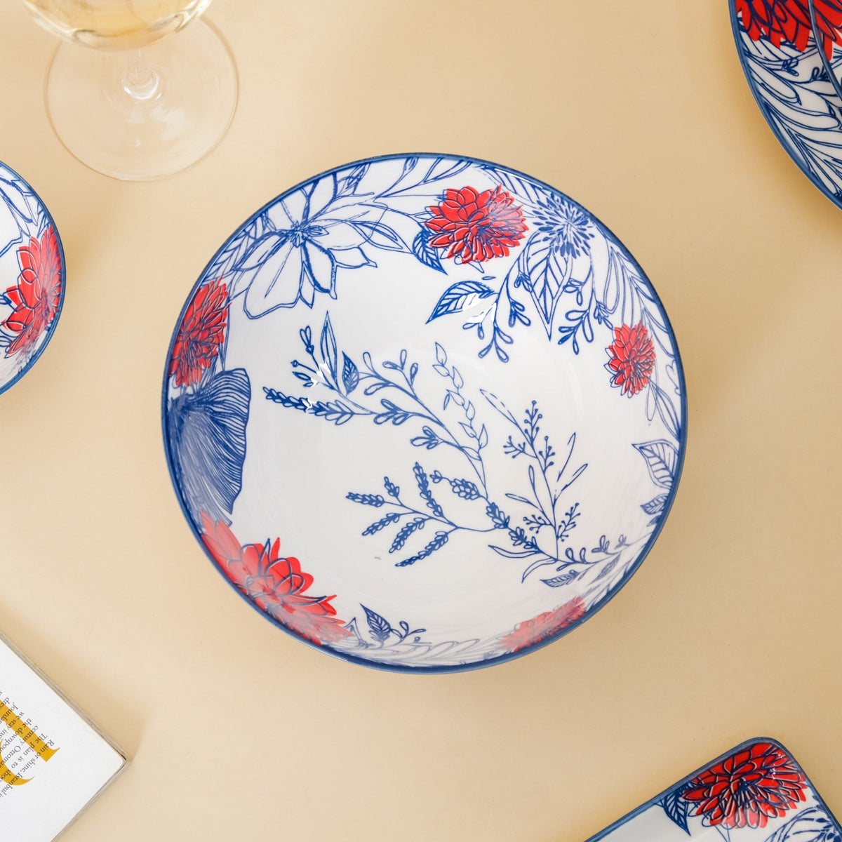 Oriental Elegance 22 Piece Dinner Set For 6 Nestasia