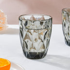 Crystal Tumbler Grey Small Set Of 6 250 ml Nestasia