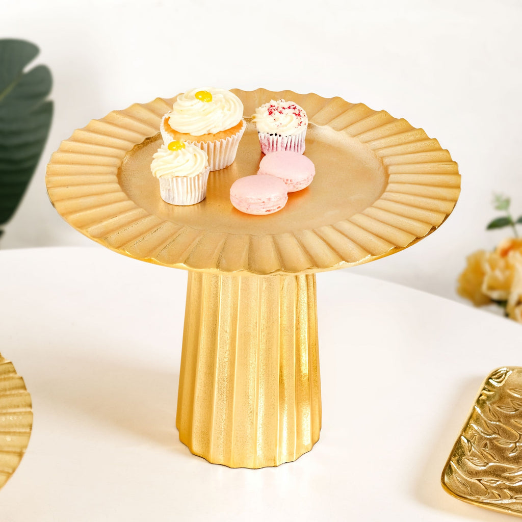 Halo Gold Dessert Riser Tall Nestasia