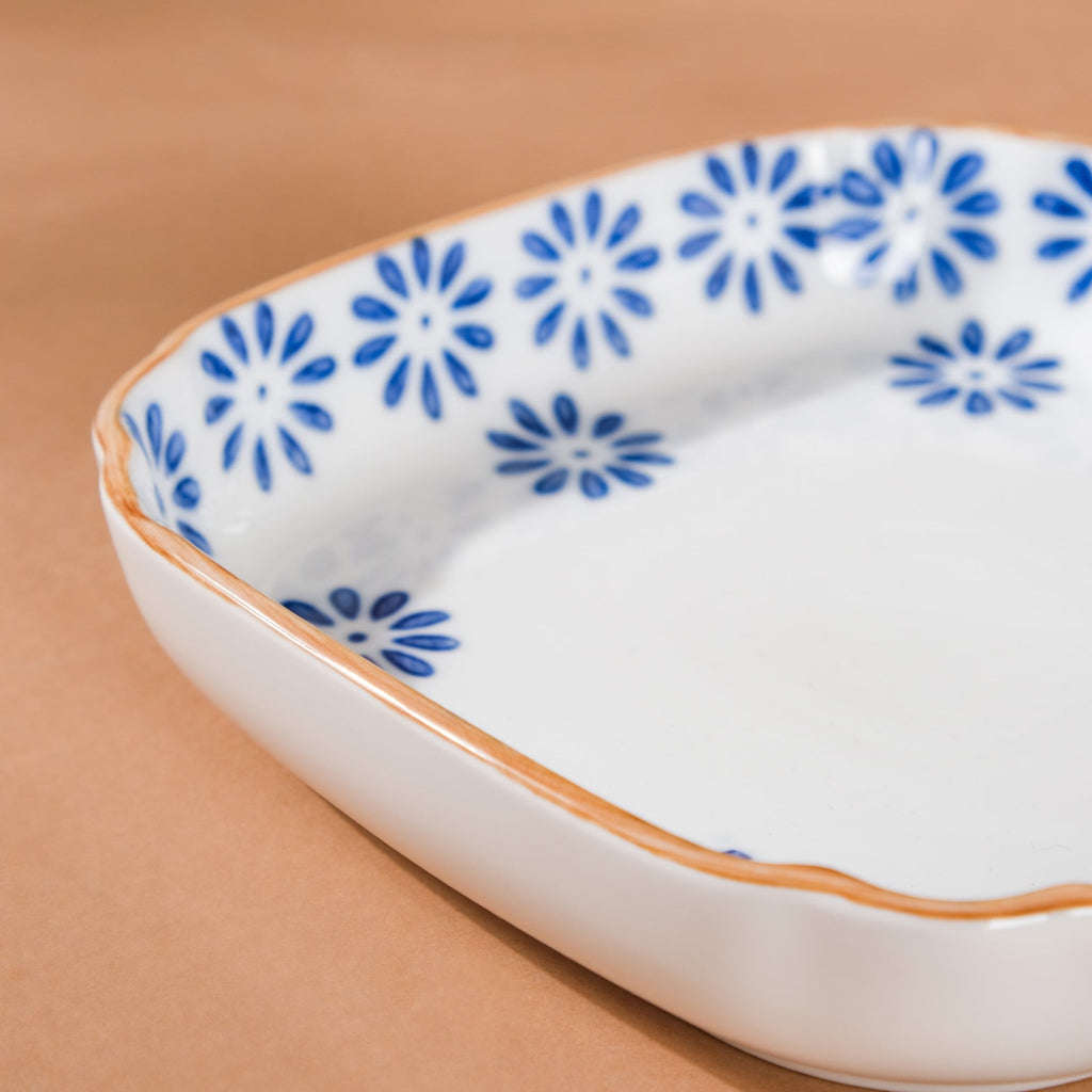 Square Ceramic Pasta Plate Nestasia