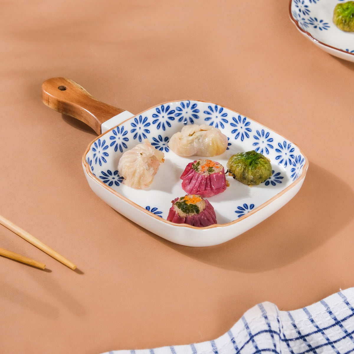 Square Ceramic Pasta Plate Nestasia