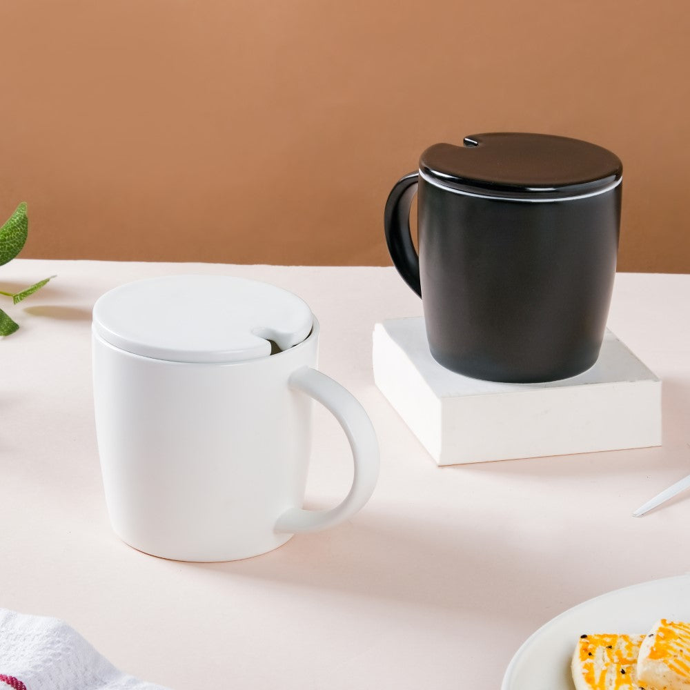 Ceramic Cup with Lid Nestasia