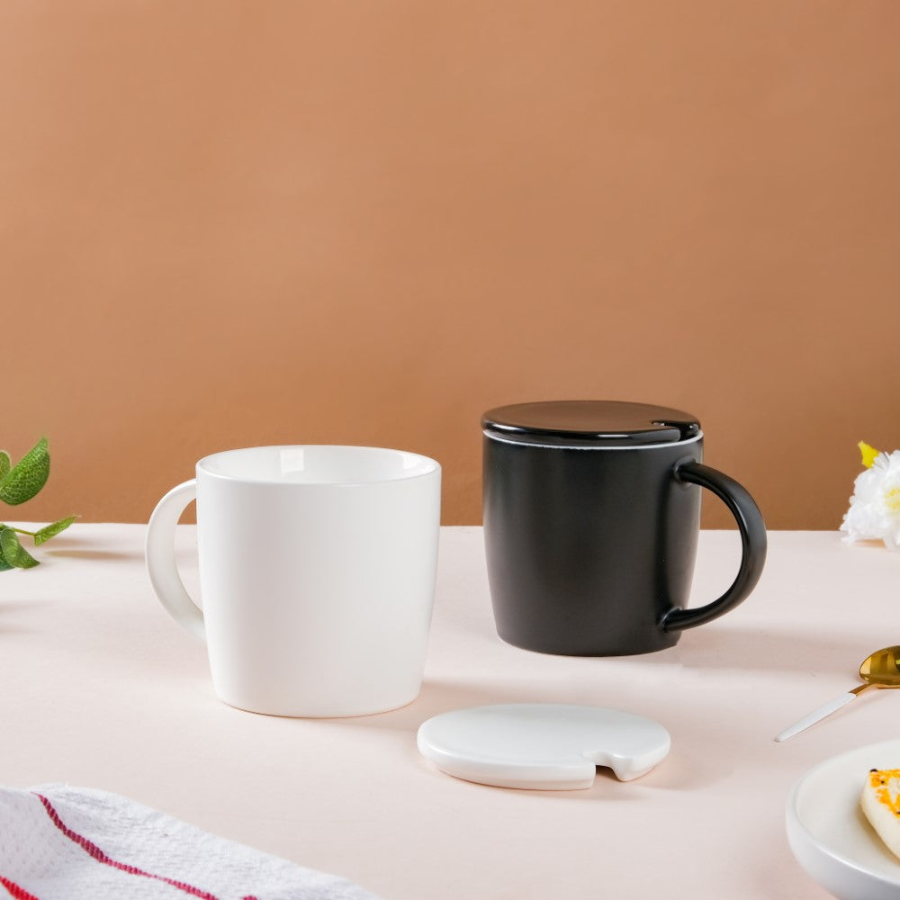 Ceramic Cup with Lid Nestasia