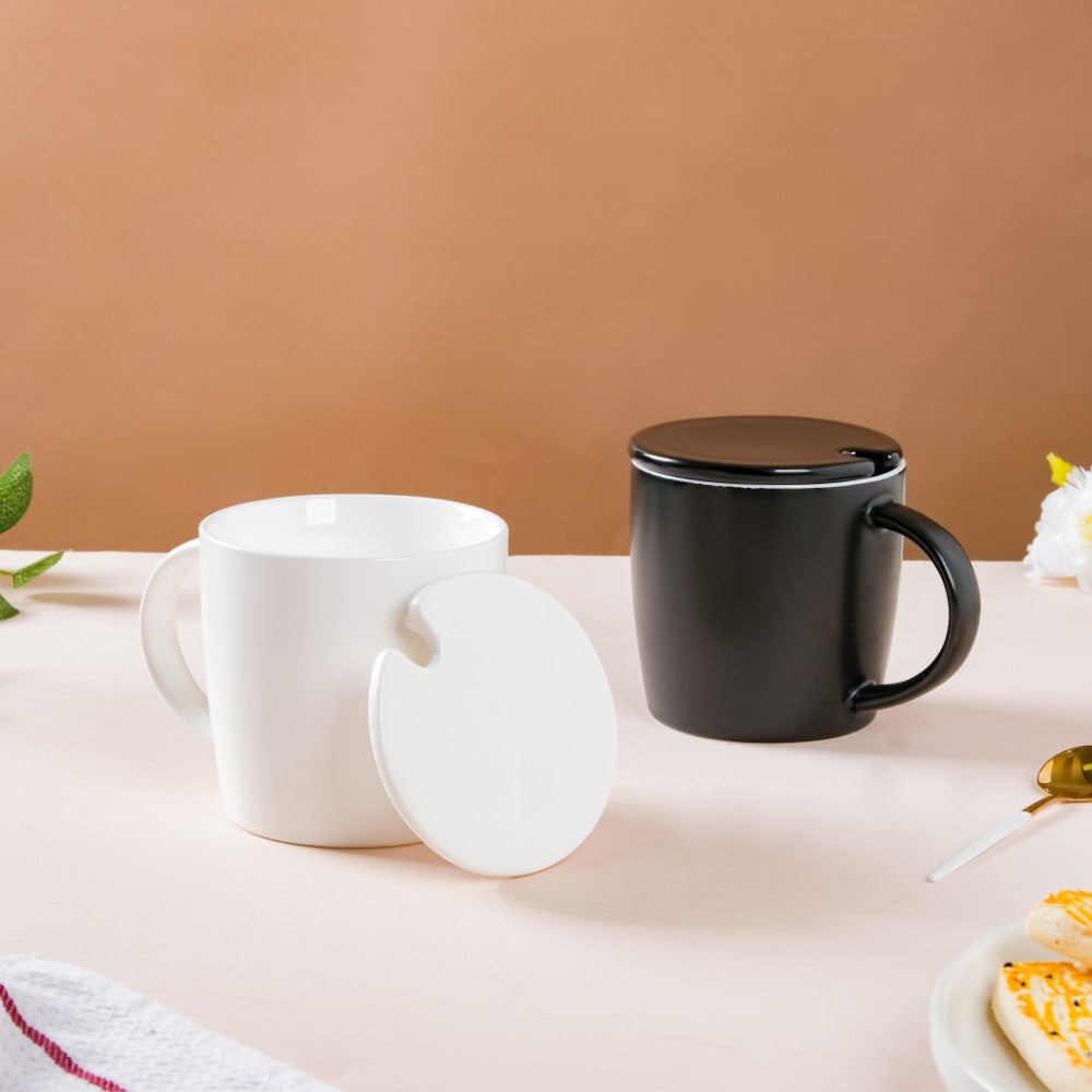 Ceramic Cup with Lid Nestasia