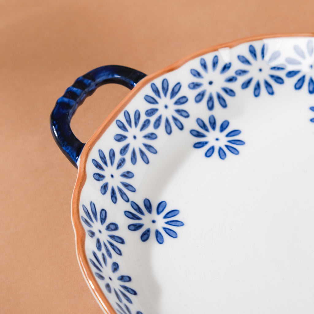 Daisy Dish with Handles Nestasia