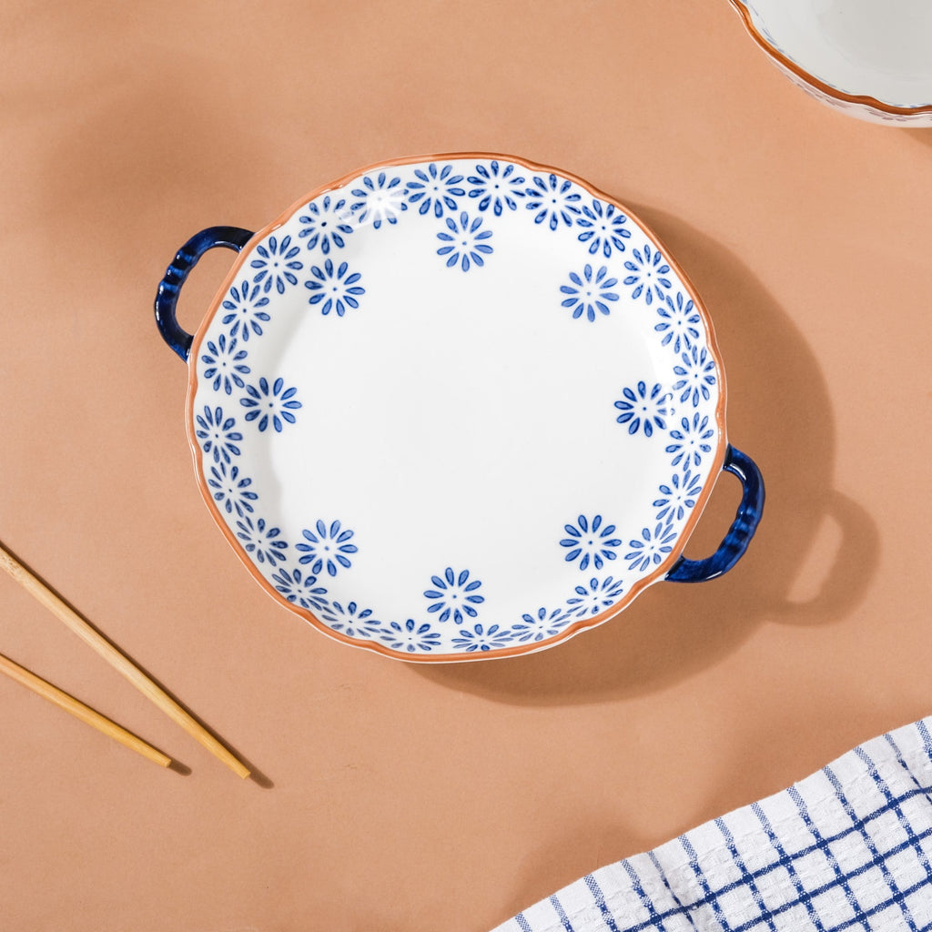 Daisy Dish with Handles Nestasia