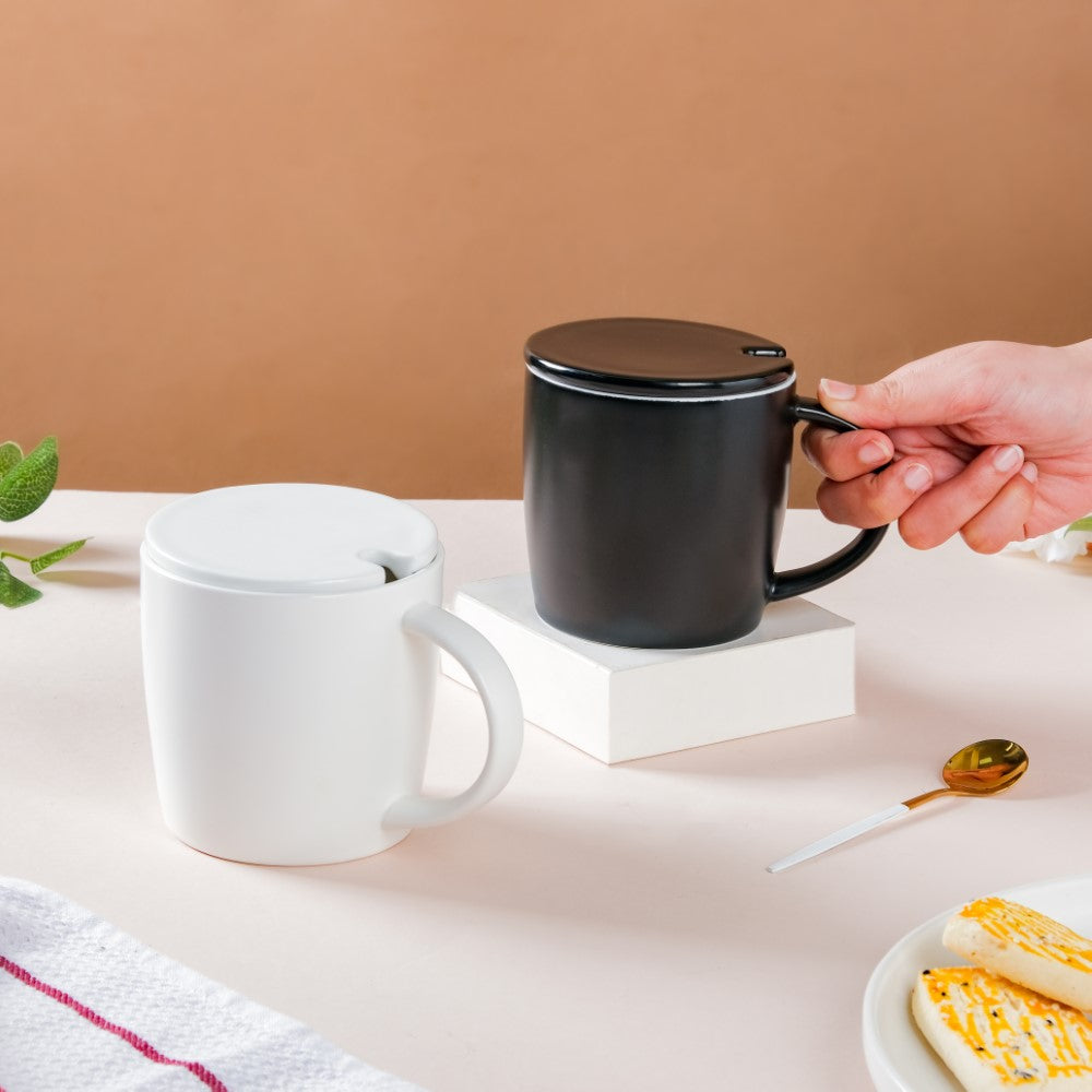 Ceramic Cup with Lid Nestasia