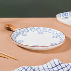 Floral Ceramic Pasta Plate Nestasia