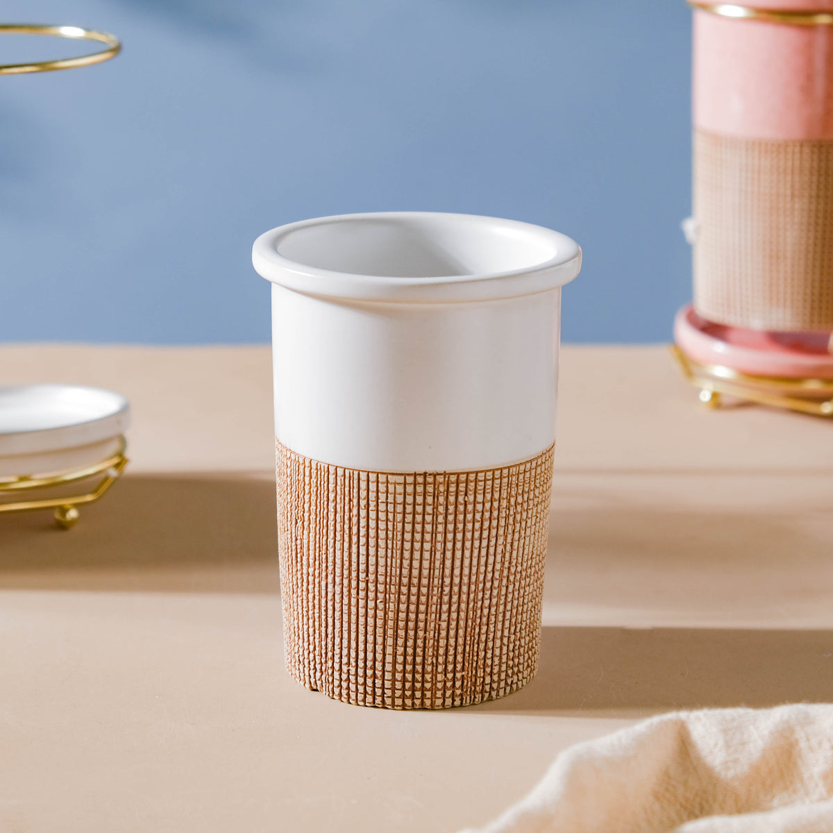 Gemini Twin Tumbler Set Of 2 White Nestasia