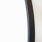 Round Wall Mirror Black 23 Inch Nestasia