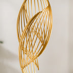 Eternal Flame Sculpture Showpiece Gold Large Nestasia