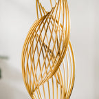 Eternal Flame Sculpture Showpiece Gold Large Nestasia